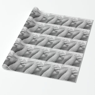 Baby-Handfinger-Handgriff, der leichtes Weiche Geschenkpapier
