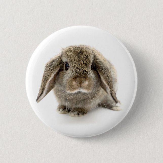 Baby-Häschen Button (Vorderseite)