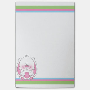 Baby-Häschen-Cartoon Post-it Klebezettel
