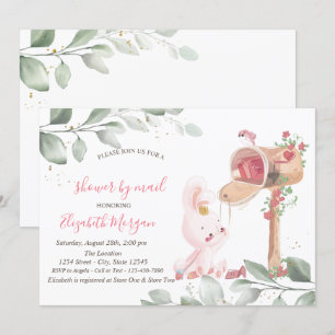 Baby-Hasen-Virtual-Baby-Shower Einladung