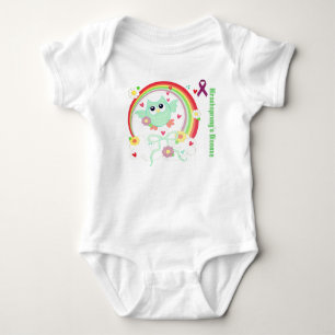 **Baby HD Awareness Girls' American Apparel Baby B Baby Strampler