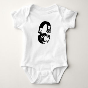 Baby Headphones one peice DJ House Music edm Strampler
