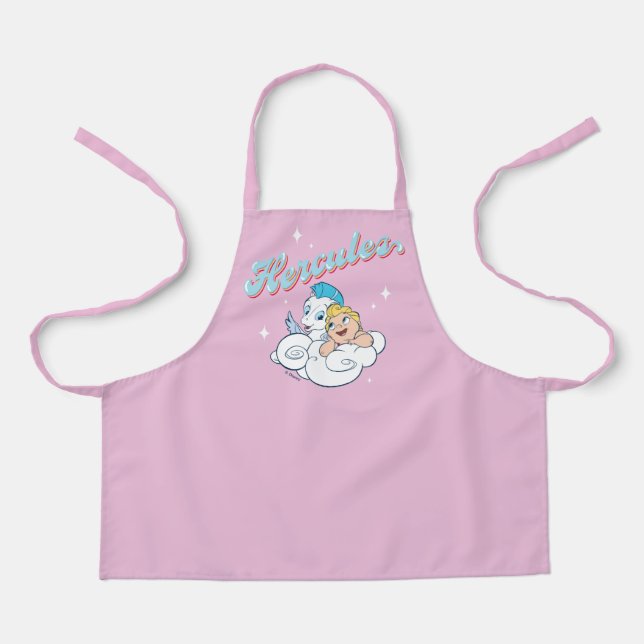 Baby Hercules and Pegasus on a Cloud Apron Schürze (Vorderseite)