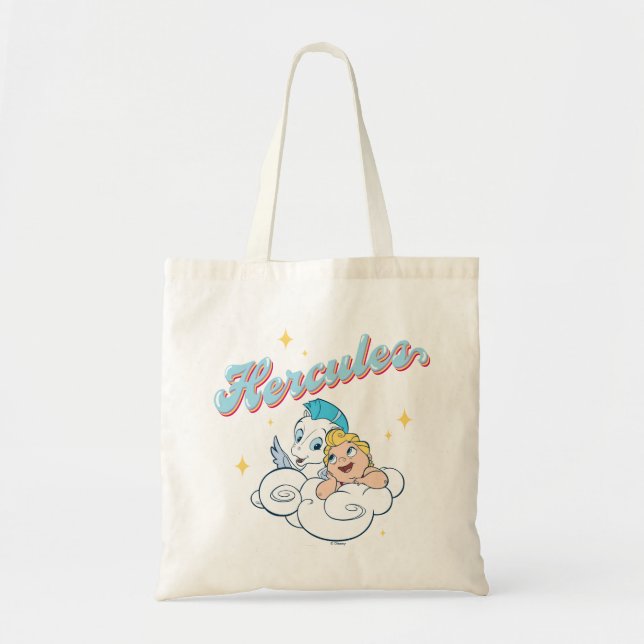 Baby Hercules and Pegasus on a Cloud Tote Bag (Devant)