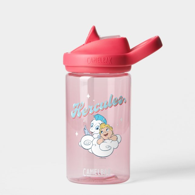 Baby Hercules and Pegasus on a Cloud Water Bottle Trinkflasche (Links)