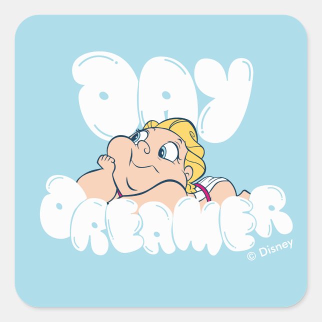 Baby Hercules - Day Dreamer Square Sticker (Devant)