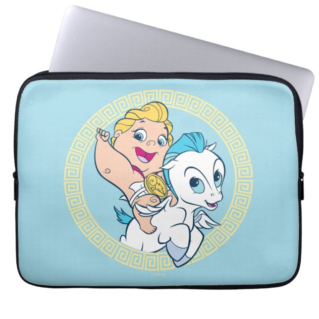 Baby Hercules Riding Pegasus Laptop Sleeve (Vorderseite)