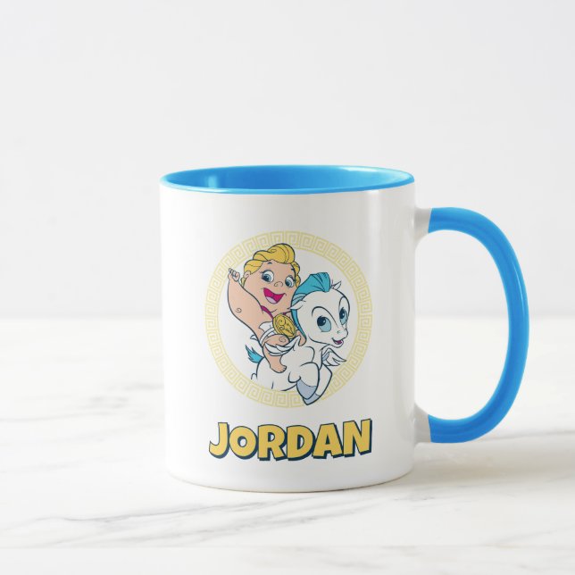 Baby Hercules Riding Pegasus Mug (Droite)
