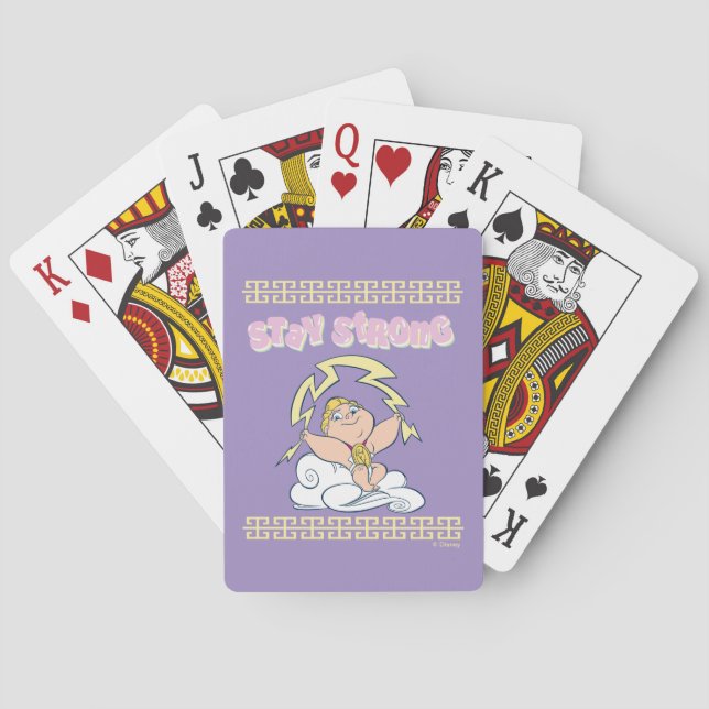 Baby Hercules - Stay Strong Poker Cards Spielkarten (Rückseite)