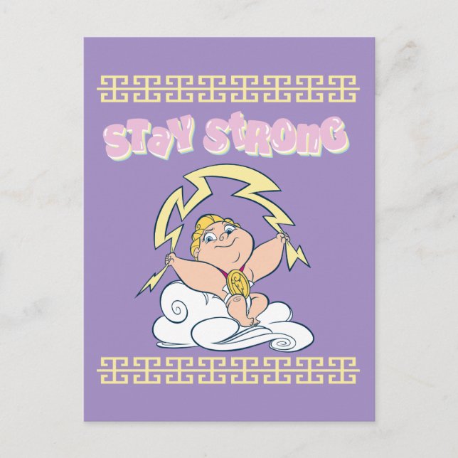 Baby Hercules - Stay Strong Postcard Postkarte (Vorderseite)