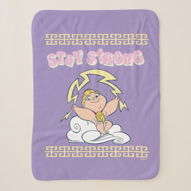 Baby Hercules - Stay Strong Sherpa Blanket Sherpadecke (Vorderseite)