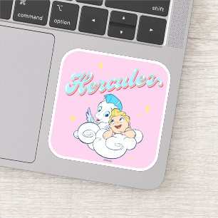 Baby Herkules und Pegasus auf einer Wolke Sticker