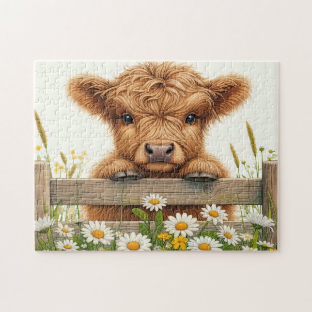 Baby Highland Cow (Horizontal)