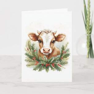 Baby Highland Cow Weihnachten