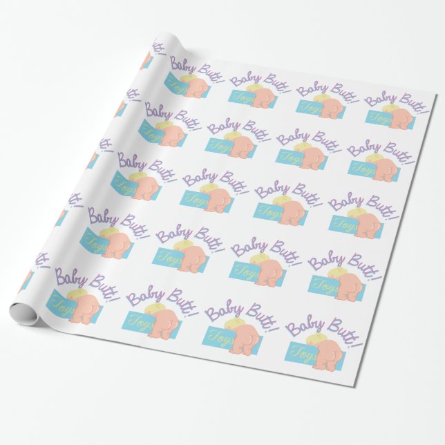 Baby-Hintern Geschenkpapier (Ungerollt)
