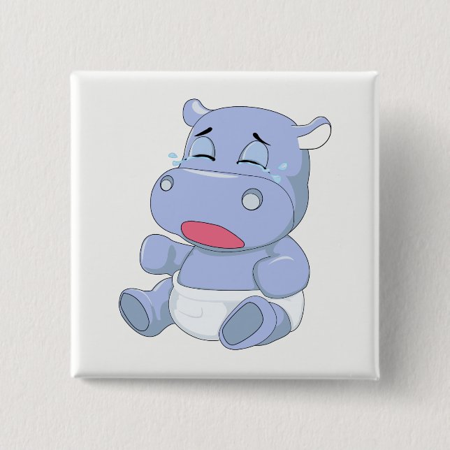 Baby Hippo Cry Button (Vorderseite)