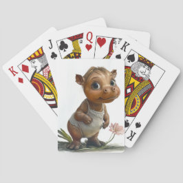Baby Hippo Playing Cards Spielkarten