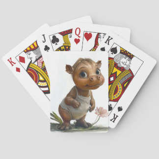Baby Hippo Playing Cards Spielkarten