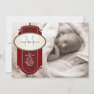 Baby Holiday Faire-part