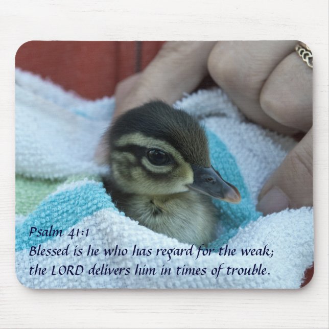 Baby-hölzerne Ente Mousepad (Vorne)