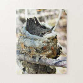 Baby Hummingbird im Nest Frühjahr 2020 Jigsaw Puzz