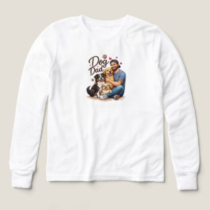 Baby-Hund-Mama-T-Shirt – Herz- und Pfoten-Design –
