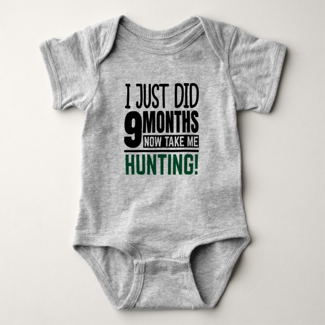 Baby Hunting Jersey Strampler (Vorderseite)