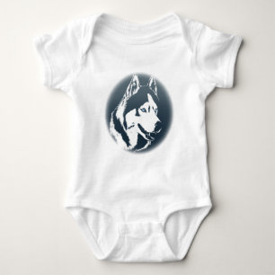 Baby Husky Bodysuit Schlittenhund Baby Husky Gesch Strampler