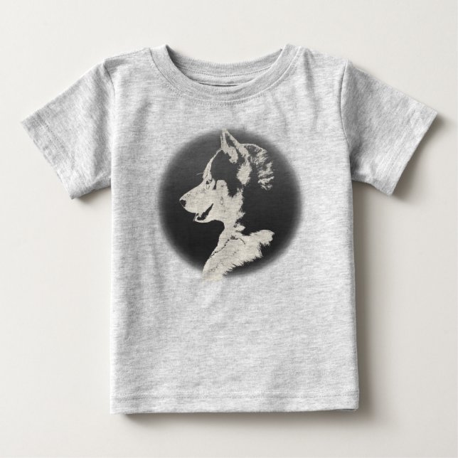 Baby Husky Shirt Kleinkind Schlittenhund Husky Shi (Vorderseite)