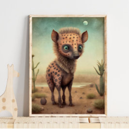 Baby Hyena Animal Africain | Impression murale Hye