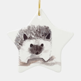 Baby Igel Keramik Ornament