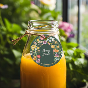 Baby im Blumengarten Party Mimosa Bar Juice Geschenkanhänger