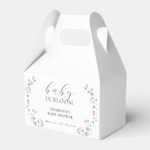 Baby im Blut | Elegante Wildblume Babydusche