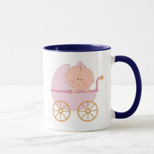 Baby im Wagen Tasse