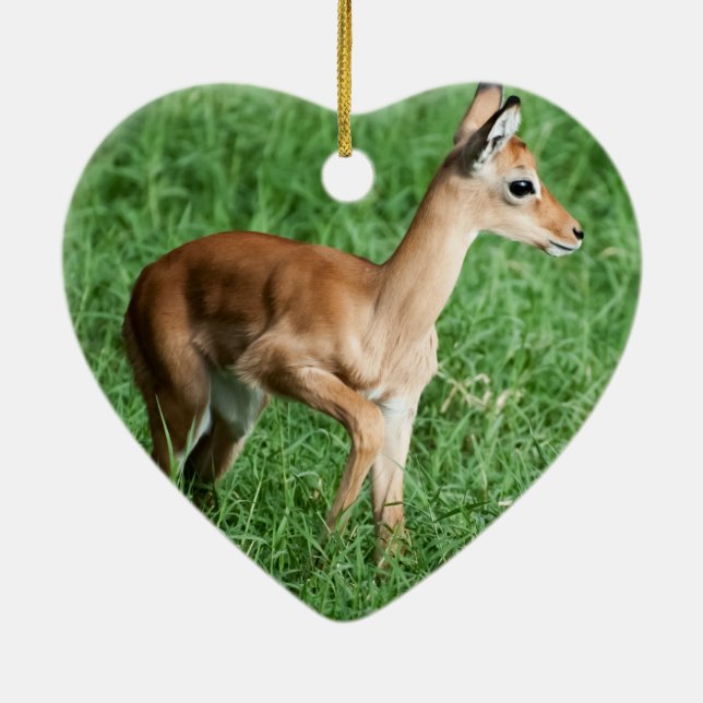 Baby Impala Keramik Ornament (Hinten)