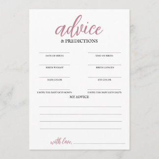 Baby in Bloom Advice & Predictions Programm