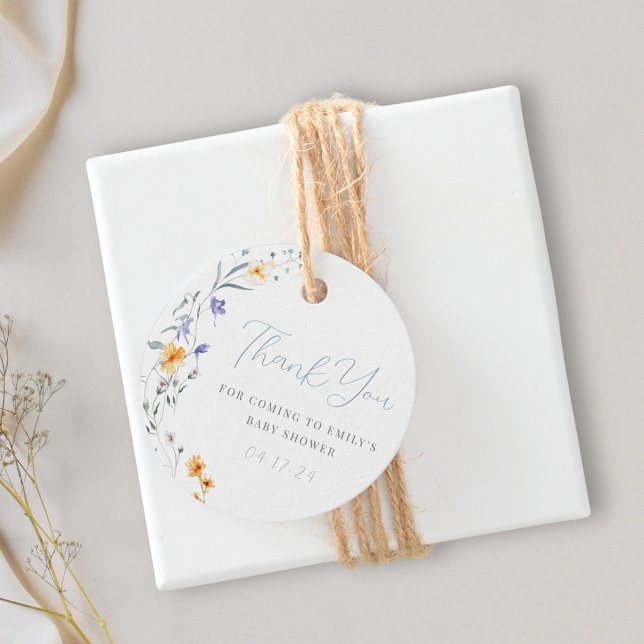 Baby in Bloom Baby Dusche Danke Geschenkanhänger (Von Creator hochgeladen)