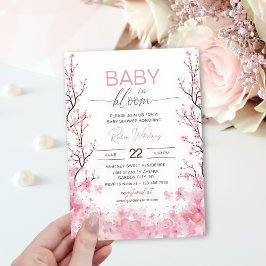 Baby in Bloom Baby Dusche Einladung