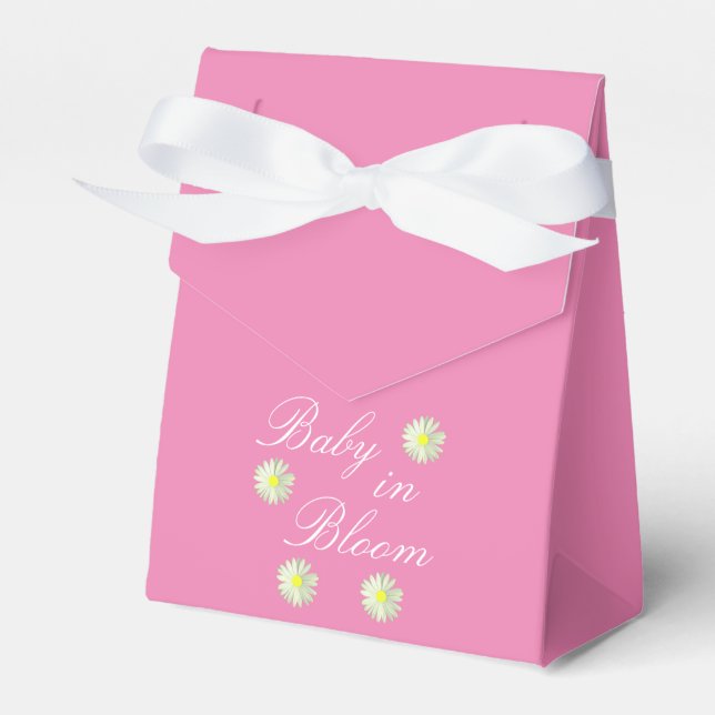 Baby in Bloom Baby Dusche Geschenkschachtel (Vorderseite)