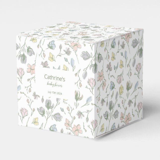 Baby in Bloom Baby Duwer Gender Neutral Geschenkschachtel (Vorderseite)