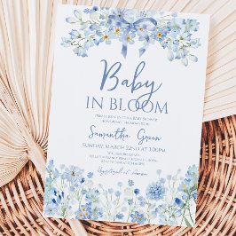 Baby in Bloom Baby Shower Einladung