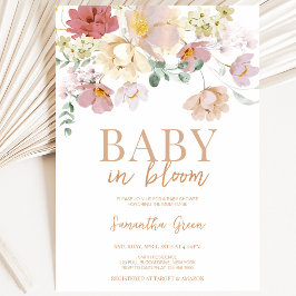 Baby in Bloom Baby Shower Einladung