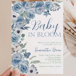 Baby in Bloom Baby Shower Einladung