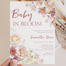 Baby in Bloom Baby Shower