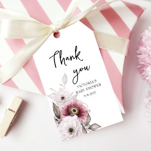 Baby in Bloom Baby Shower Geschenkanhänger