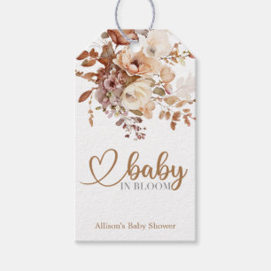 Baby in Bloom Baby Shower Geschenkanhänger