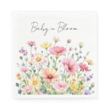 Baby in Bloom - Baby Shower Servietten