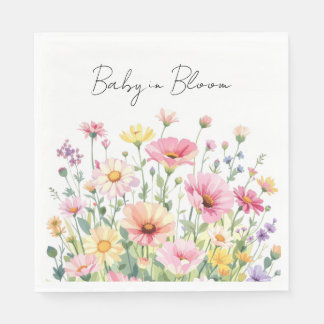 Baby in Bloom - Baby Shower Servietten