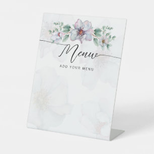 Baby in bloom Baby Showmenü Sockelschild