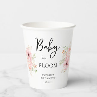 Baby in Bloom Babyparty Pappbecher